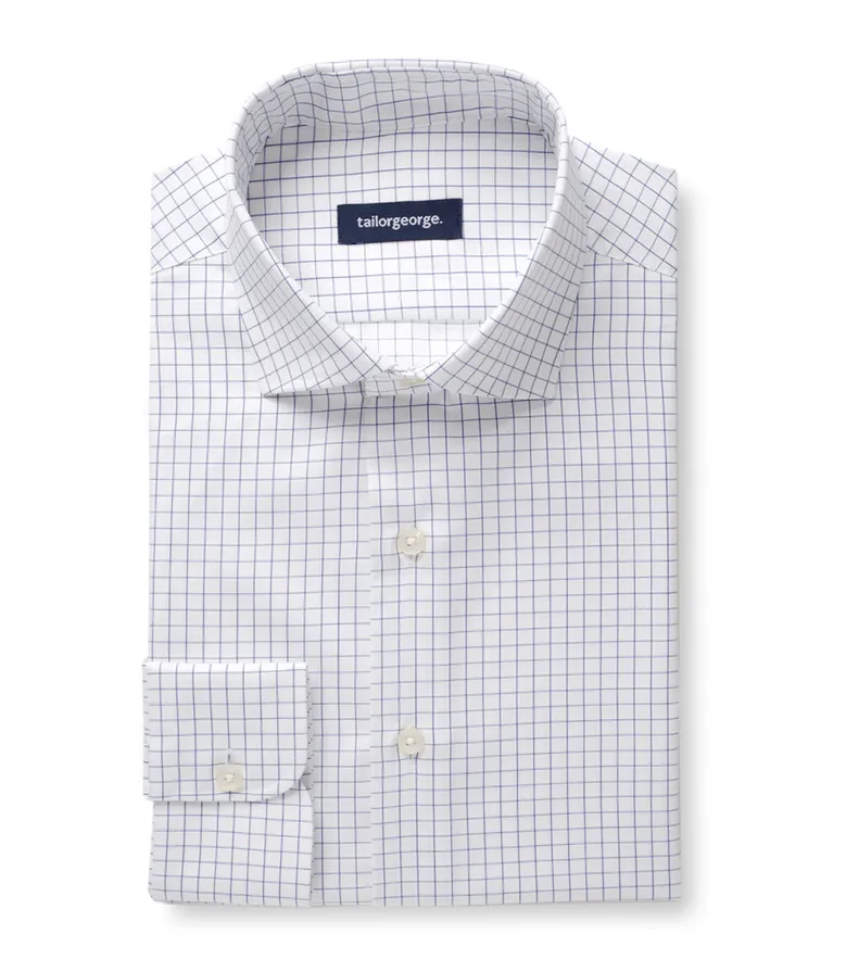 Camicia bianca in popeline facile da stirare