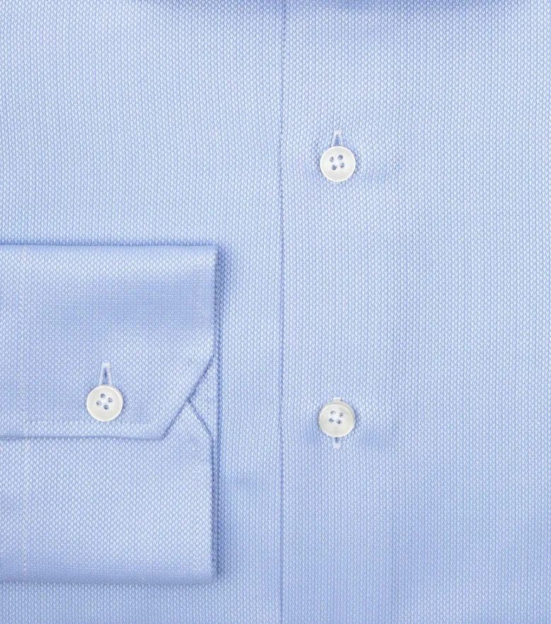Chemise dobby facile à repasser uni bleu ciel