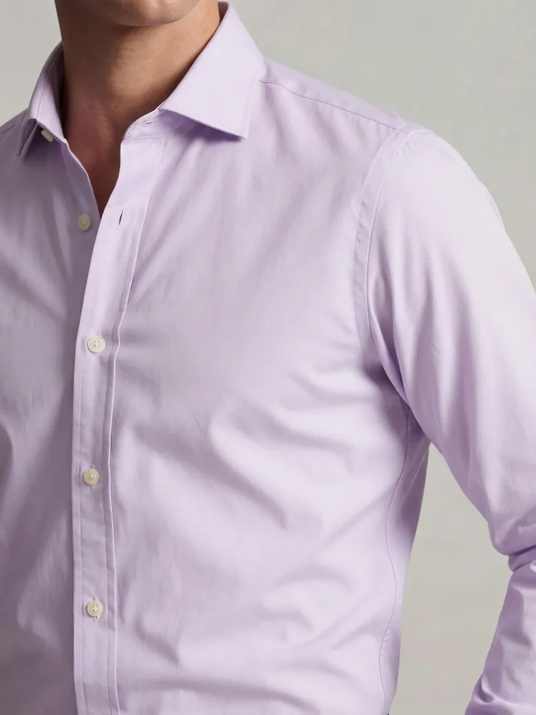 Camicia bianca in popeline facile da stirare
