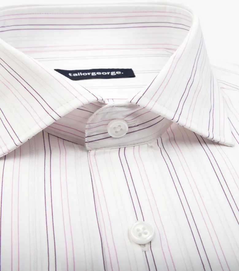 Camicia bianca in popeline facile da stirare
