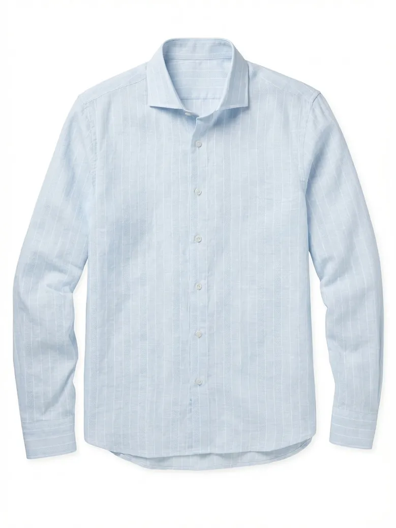 Camicia bianca in popeline facile da stirare