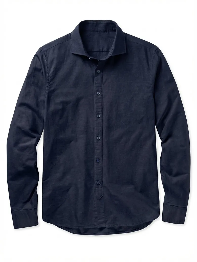 Camicia bianca in popeline facile da stirare
