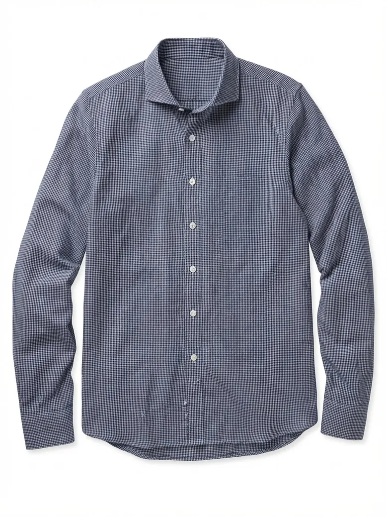 Camicia bianca in popeline facile da stirare