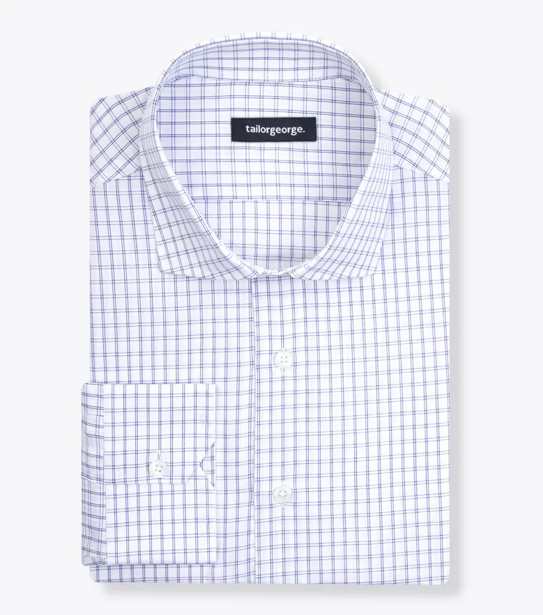 Camicia bianca in popeline facile da stirare