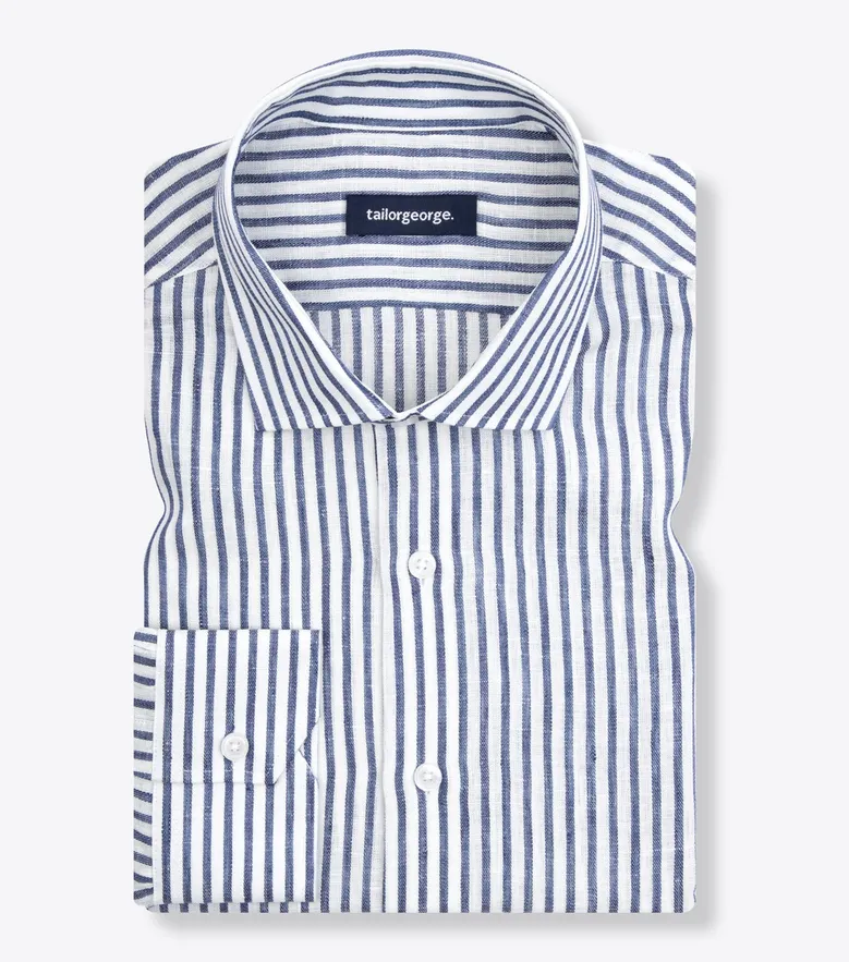 Camicia bianca in popeline facile da stirare