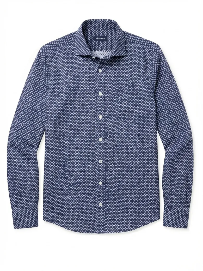 Camicia bianca in popeline facile da stirare