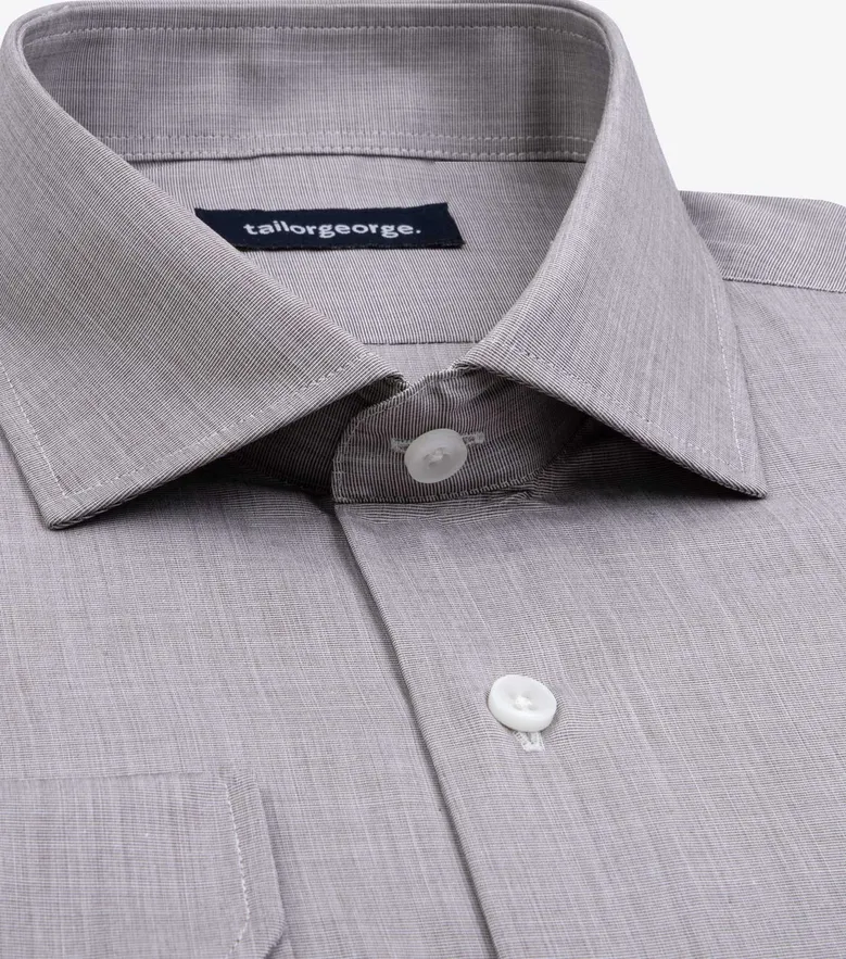 Camicia bianca in popeline facile da stirare