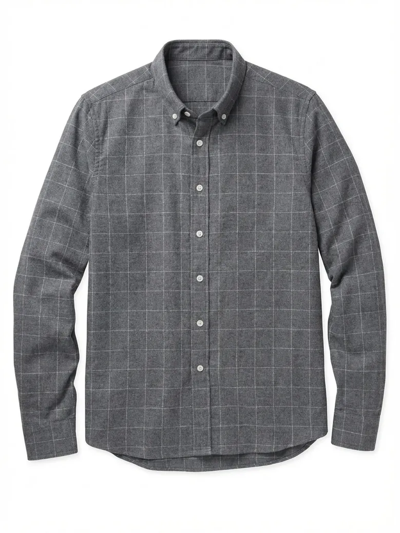 Camicia bianca in popeline facile da stirare