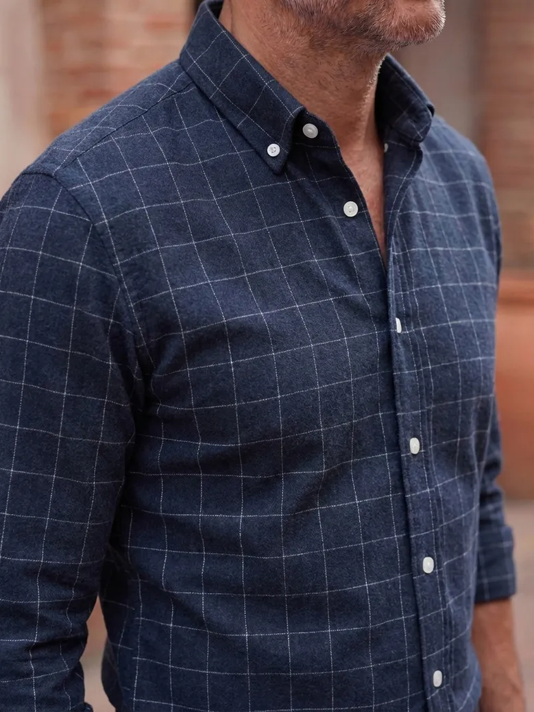 Camicia bianca in popeline facile da stirare