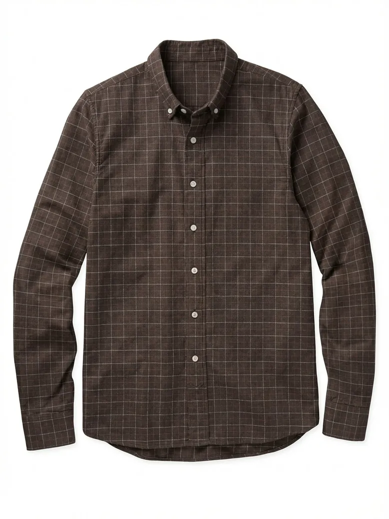 Camicia bianca in popeline facile da stirare