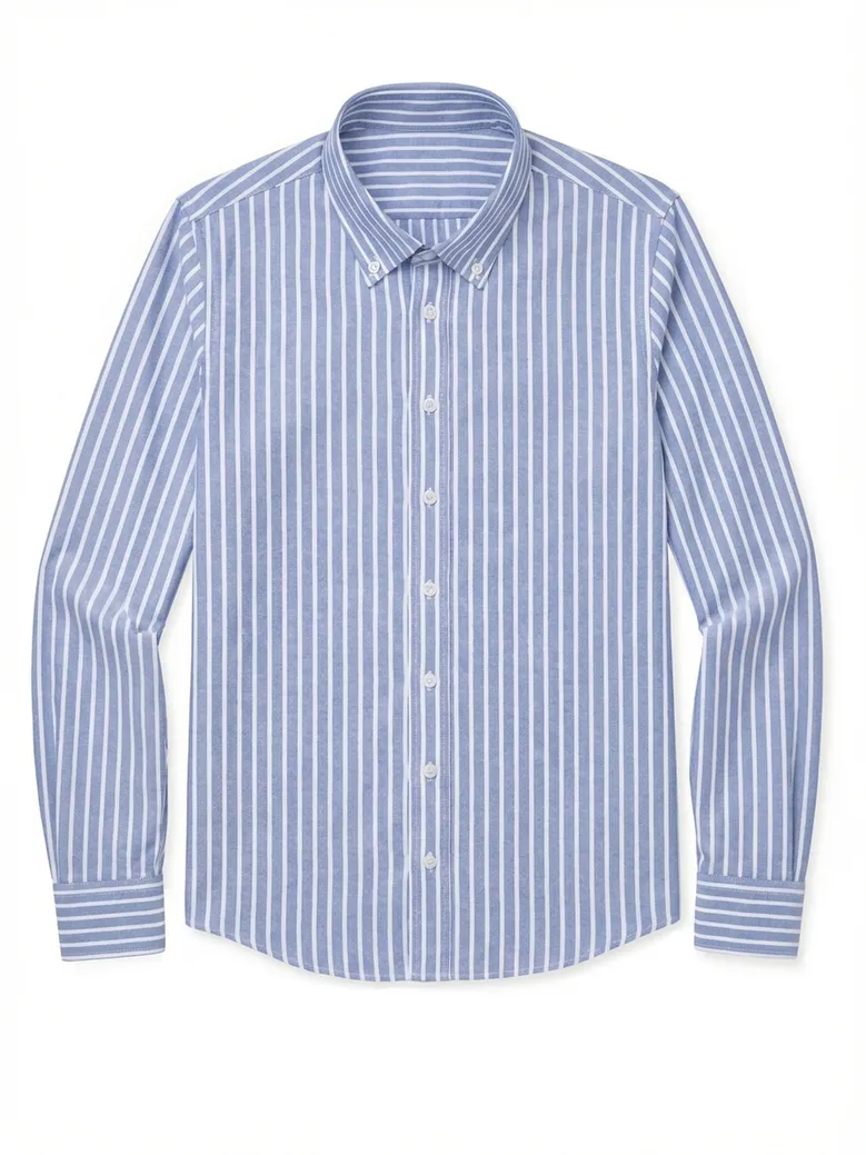 Camicia bianca in popeline facile da stirare