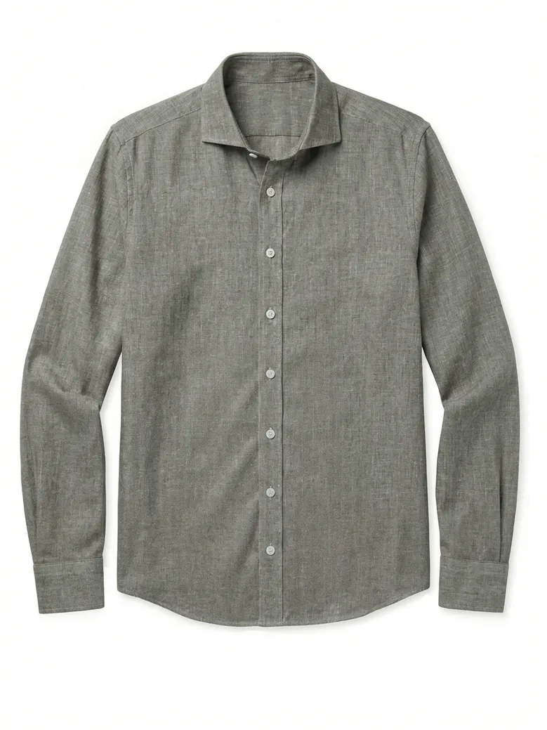 Chemise en lin épais