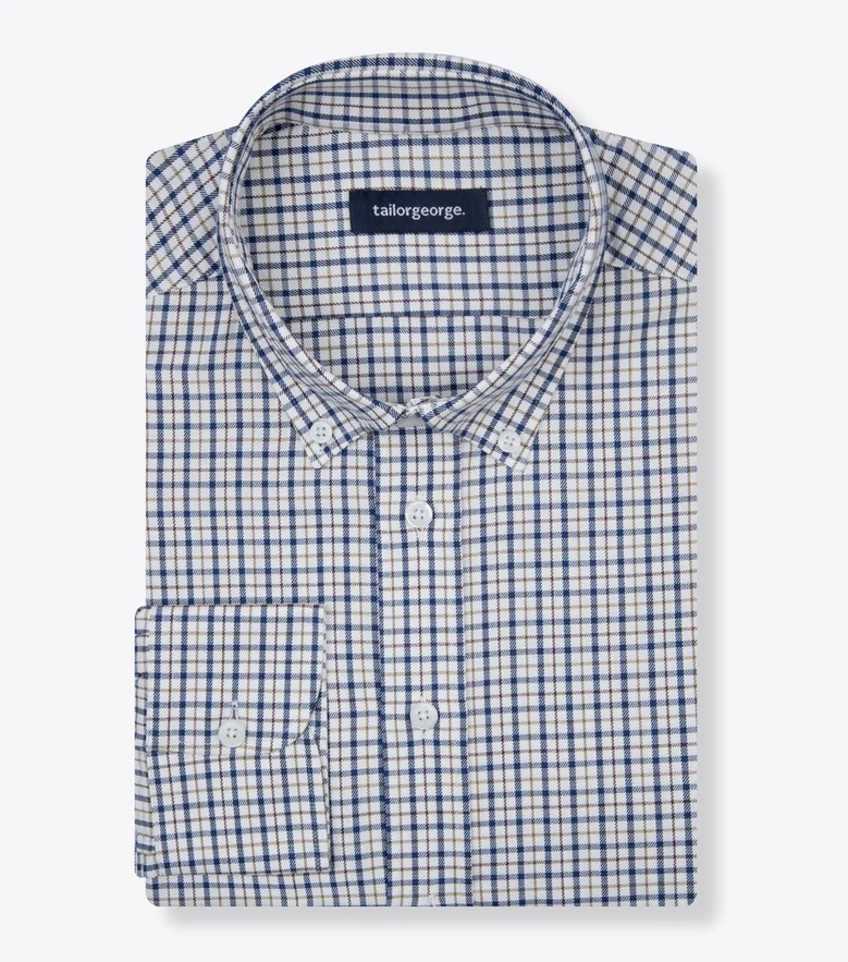 Camicia bianca in popeline facile da stirare