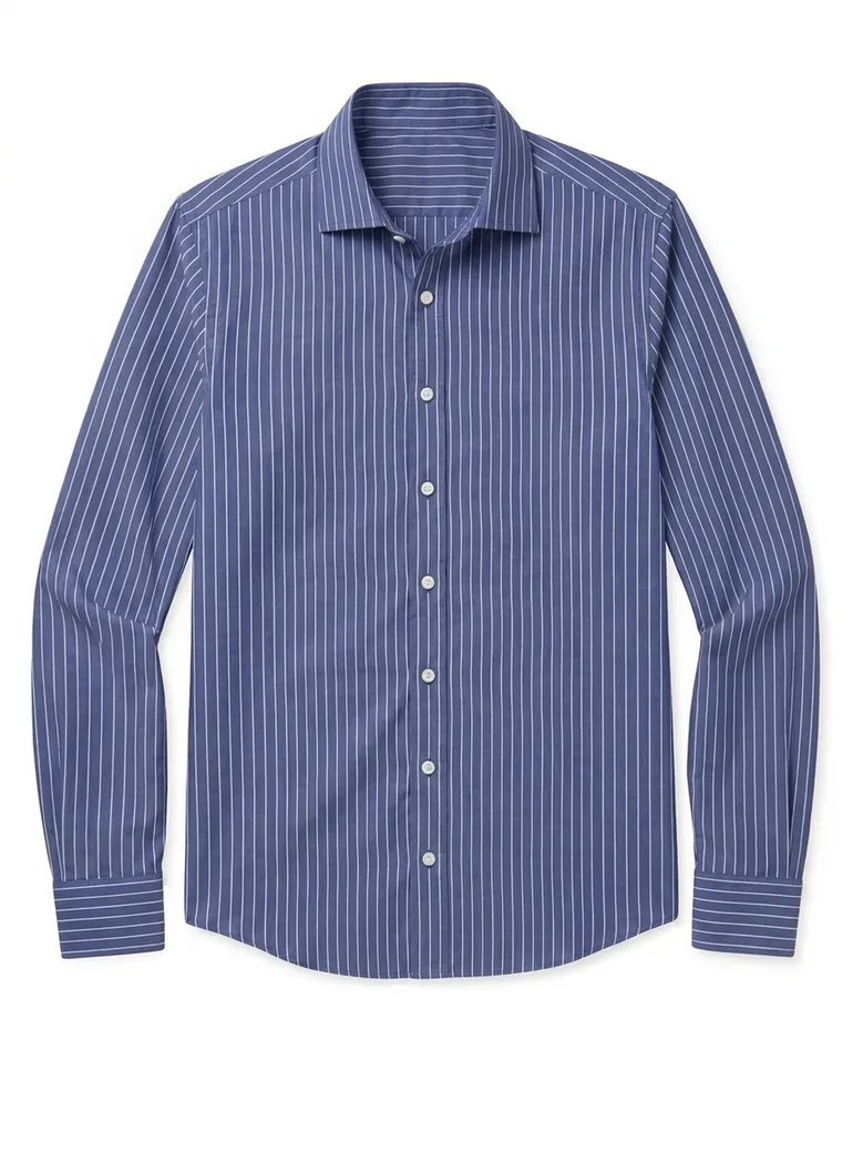 Camicia bianca in popeline facile da stirare