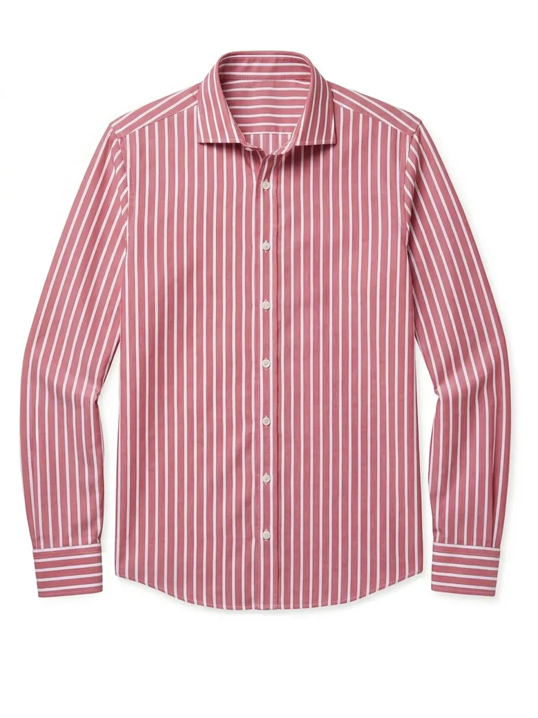 Camicia bianca in popeline facile da stirare