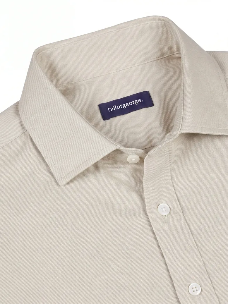 Camicia bianca in popeline facile da stirare