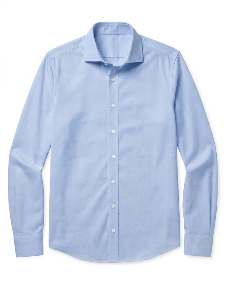 Camicia bianca in popeline facile da stirare