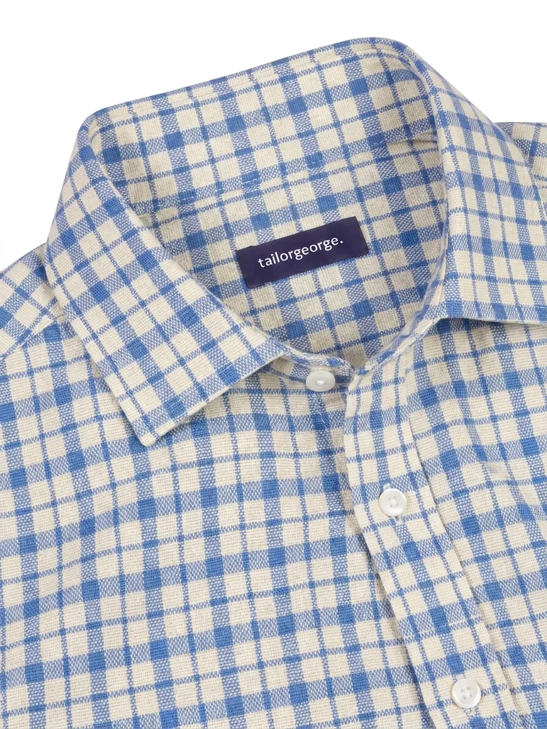 Camicia bianca in popeline facile da stirare