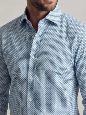 Chemise en popeline imprimée