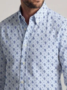 Chemise en popeline imprimée