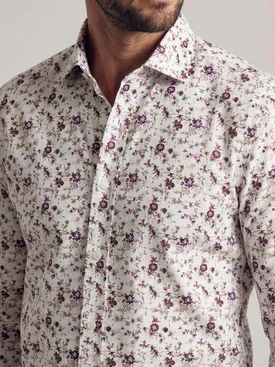 Chemise en popeline imprimée