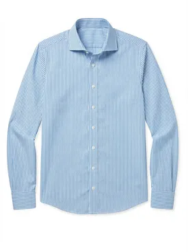 Chemise en popeline facile à repasser