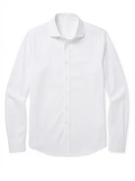 Chemise en twill fin